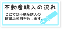 不動産購入の流れを説明しています。